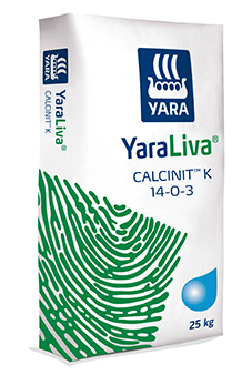 Calcium Nitrate YaraLiva Calcinit K 14-0-3
